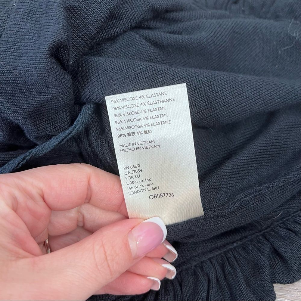 Free people black marina tank top - Picture 5 of 6